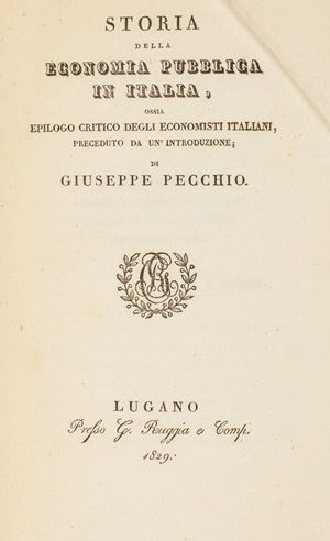Storia dell'Economia Pubblica in Italia