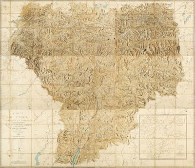 Carte Du Tyrol Vérifiée Et Corrigée Sur le Mémoires De Dupuis Et De la Luzerne Et Réduite D’après...