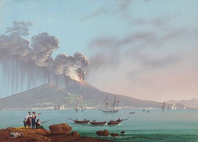 L'eruzione del Vesuvio del 1834