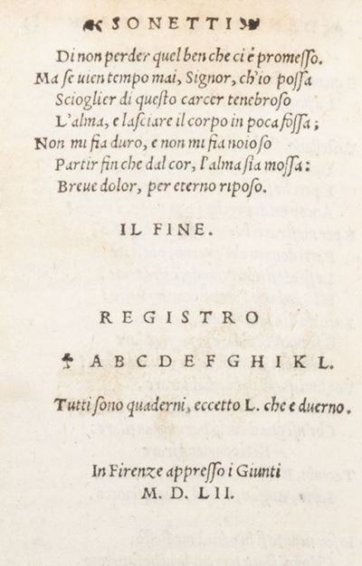 I Sonetti del Burchiello, Et di Messer Antonio Alamanni, alla Burchiellesca