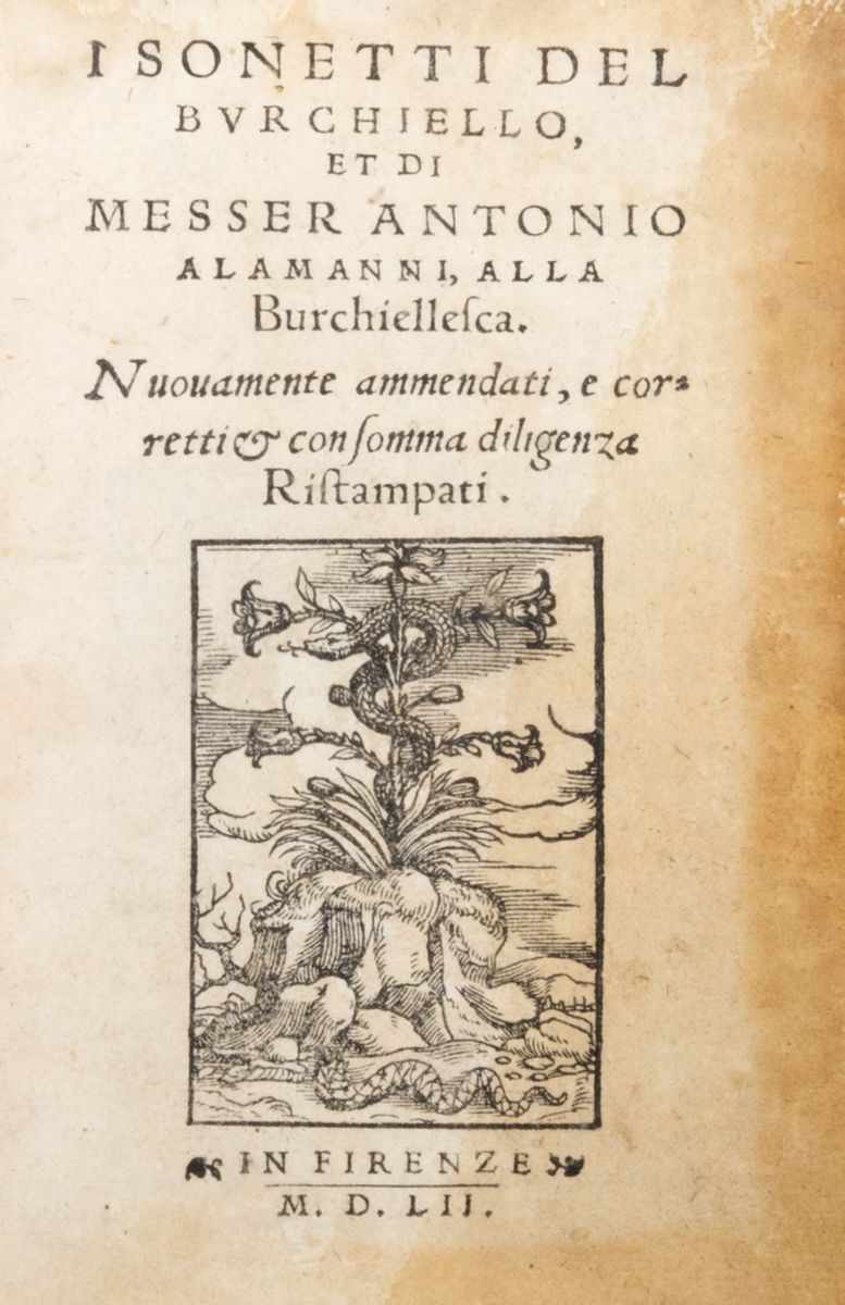 I Sonetti del Burchiello, Et di Messer Antonio Alamanni, alla Burchiellesca