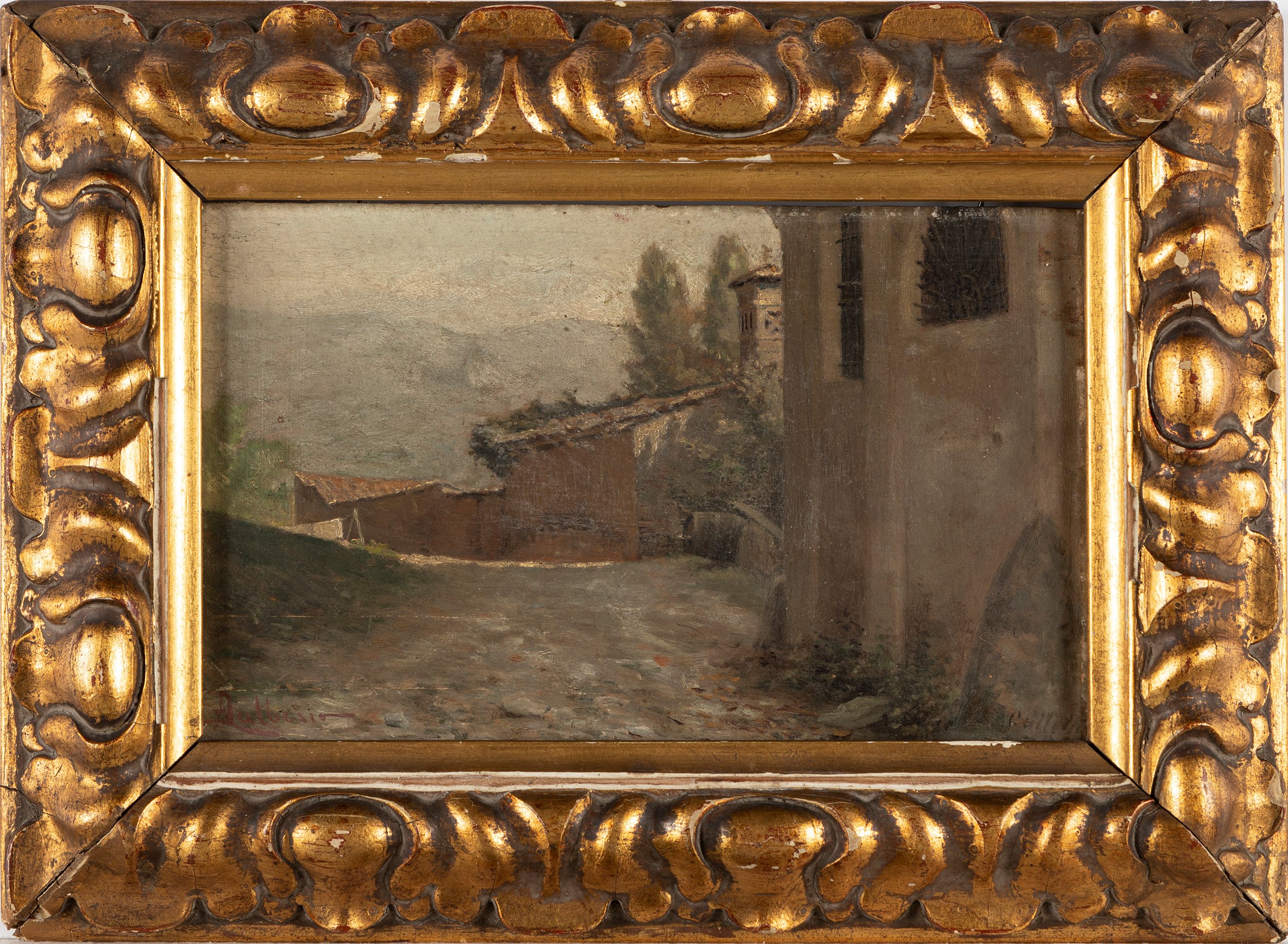 Adolfo Dalbesio - Scorcio di Galletto, Presso Torino