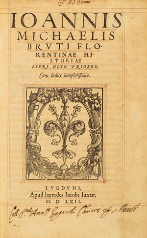 Gian Michele Bruto - Florentinae historiae, libri octo priores, cum indice locupletissimo