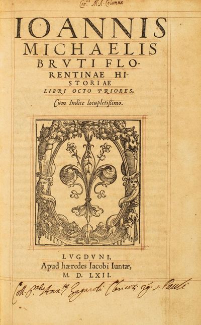 Florentinae Historiae, Libri Octo Priores, Cum Indice Locupletissimo