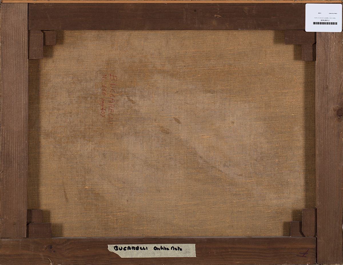 Jean Fautrier - Nudo, tempera e pastello su carta intelata, 1959