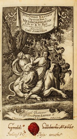 Ovidio Nasone, Publio - Vita per Aldum ex ipsius libris excerpta. Heroidum epistolae. Amorum Lib.III. De arte amandi lib. III. De remedio amoris lib. II. De medicamine faciei.