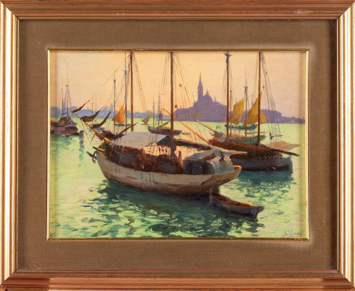 Stefano Novo - Barche in Laguna