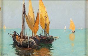 Novo Stefano - Boats in the lagoon
