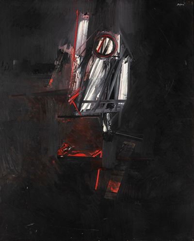 Da Rembrandt, olio su tela, 1971