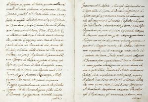 Manoscritto - Brandano, Bartolomeo da Petroio detto, / Profezie,  - Profezie e morte del Buon Servo di Dio Bartolomeo Garosi detto Brandano e volgarmente chiamato Il Pazzo di Giesù Christo