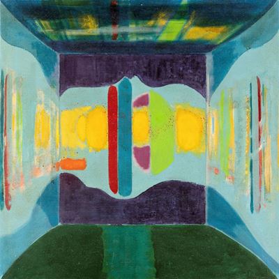 La maison du Sagittaire, olio su tela, 1967