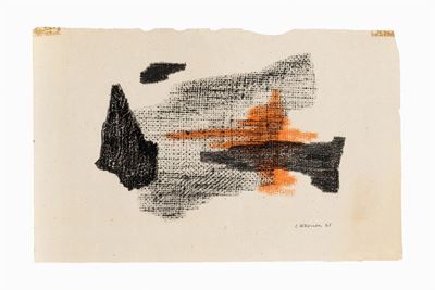 Composizione, pastelli su carta