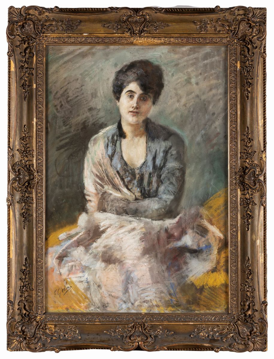 Emilio Gola - Ritratto della Signorina Gobbi