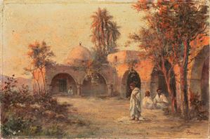 Jean Frixione, detto Frix (attivo fine XIX secolo - inizio XX) - The Fschlum mosque