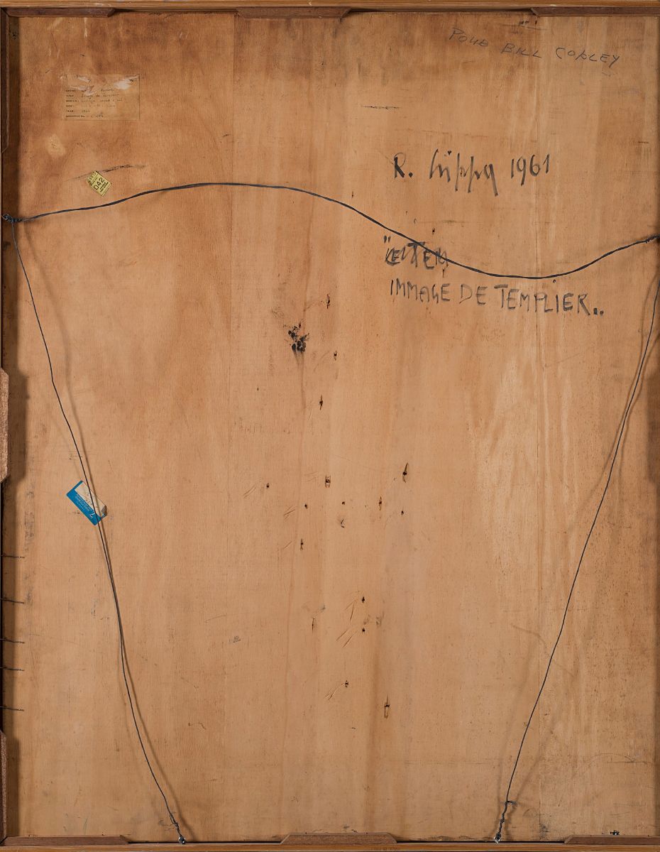 Roberto Crippa - Image de Templier, collage e sughero su pannello