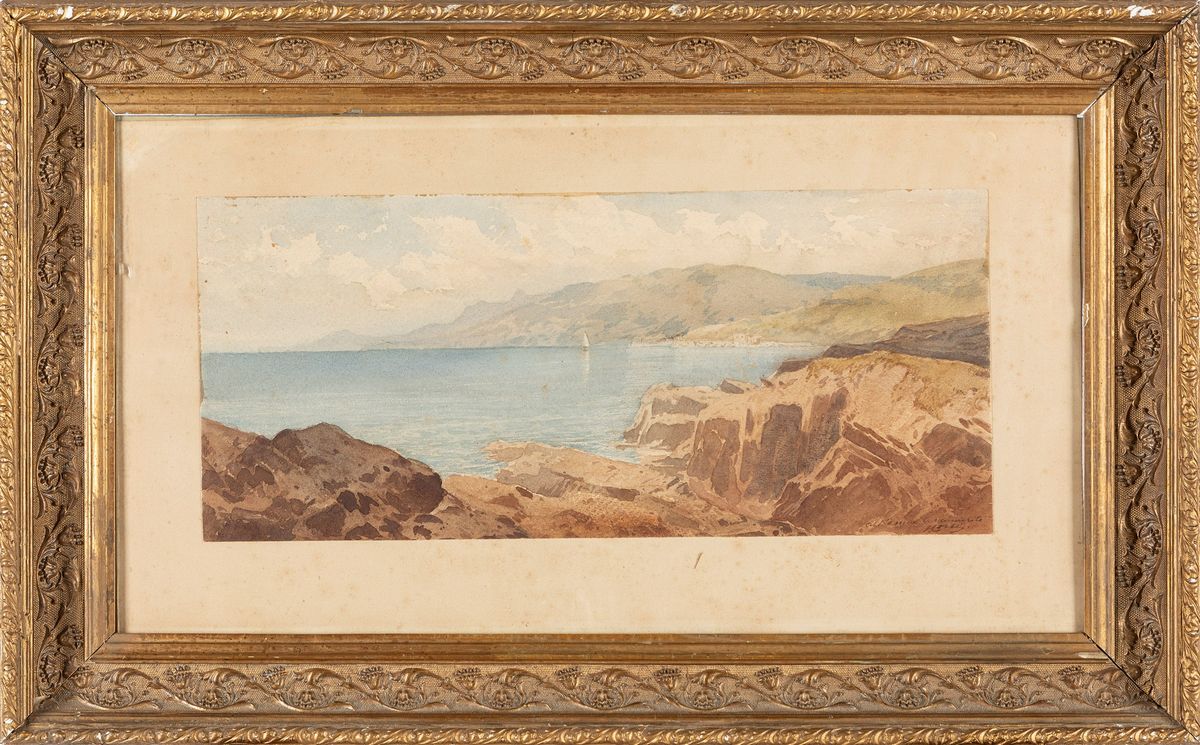 Giacinto Corsi di Bosnasco - Veduta di Costa Ligure