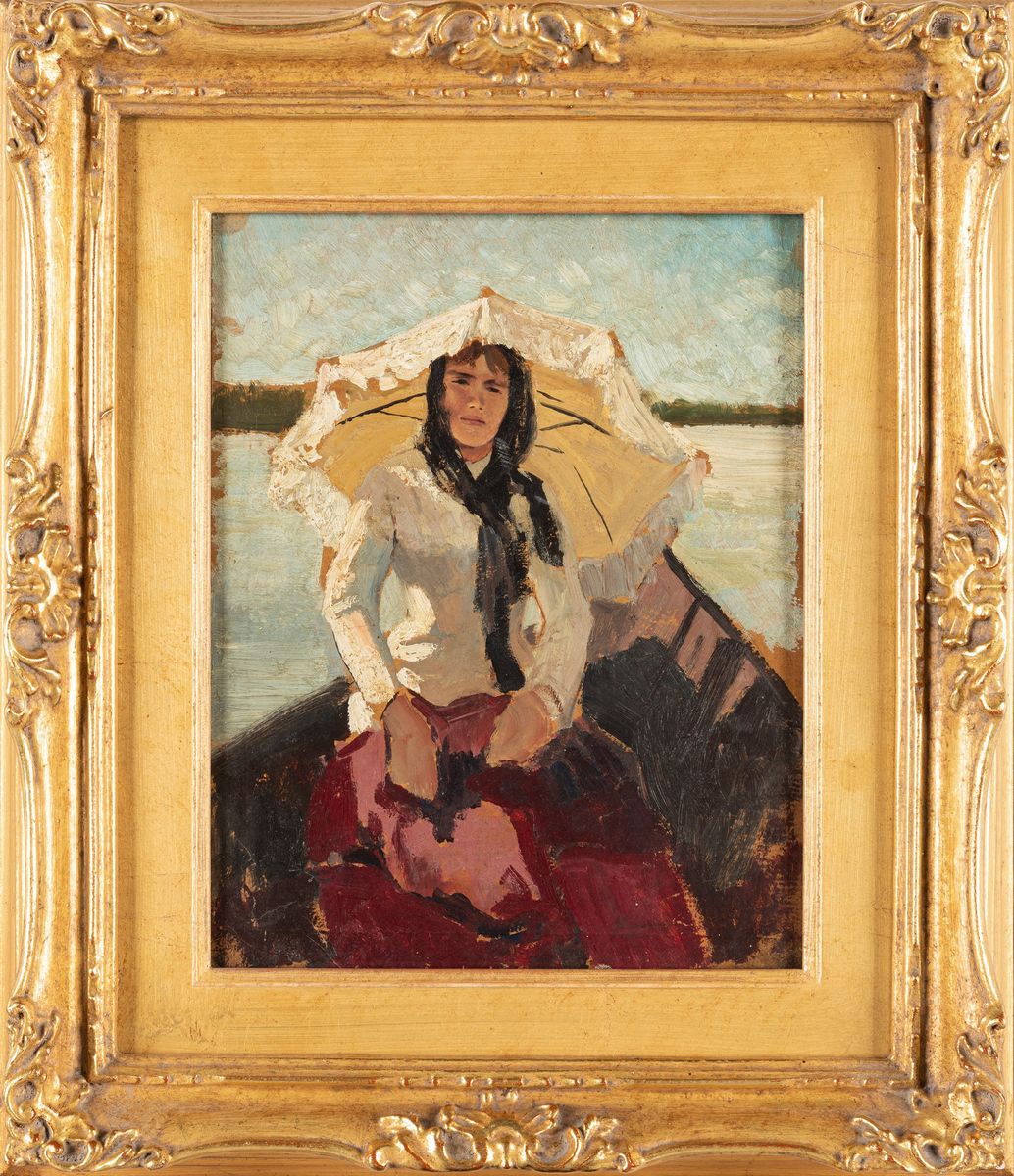 Eugenio Cecconi - L'ombrellino Bianco