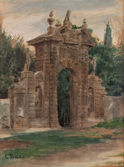 Frascati, il Portale di Villa Falconieri