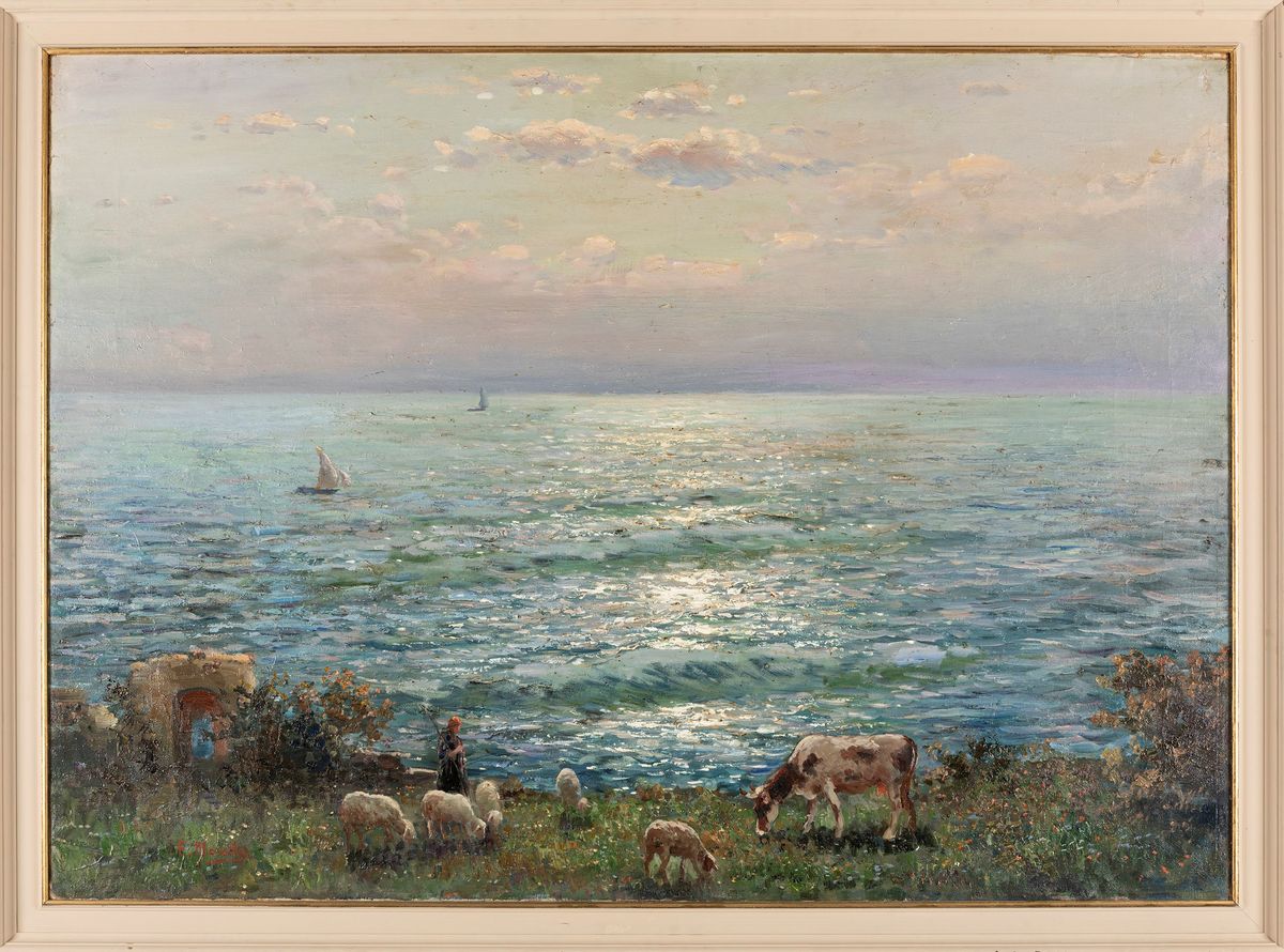 Federico Morello - "tramonto sul Mare, Riviera di Ponente"