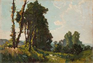 Launay Léon - French landscape