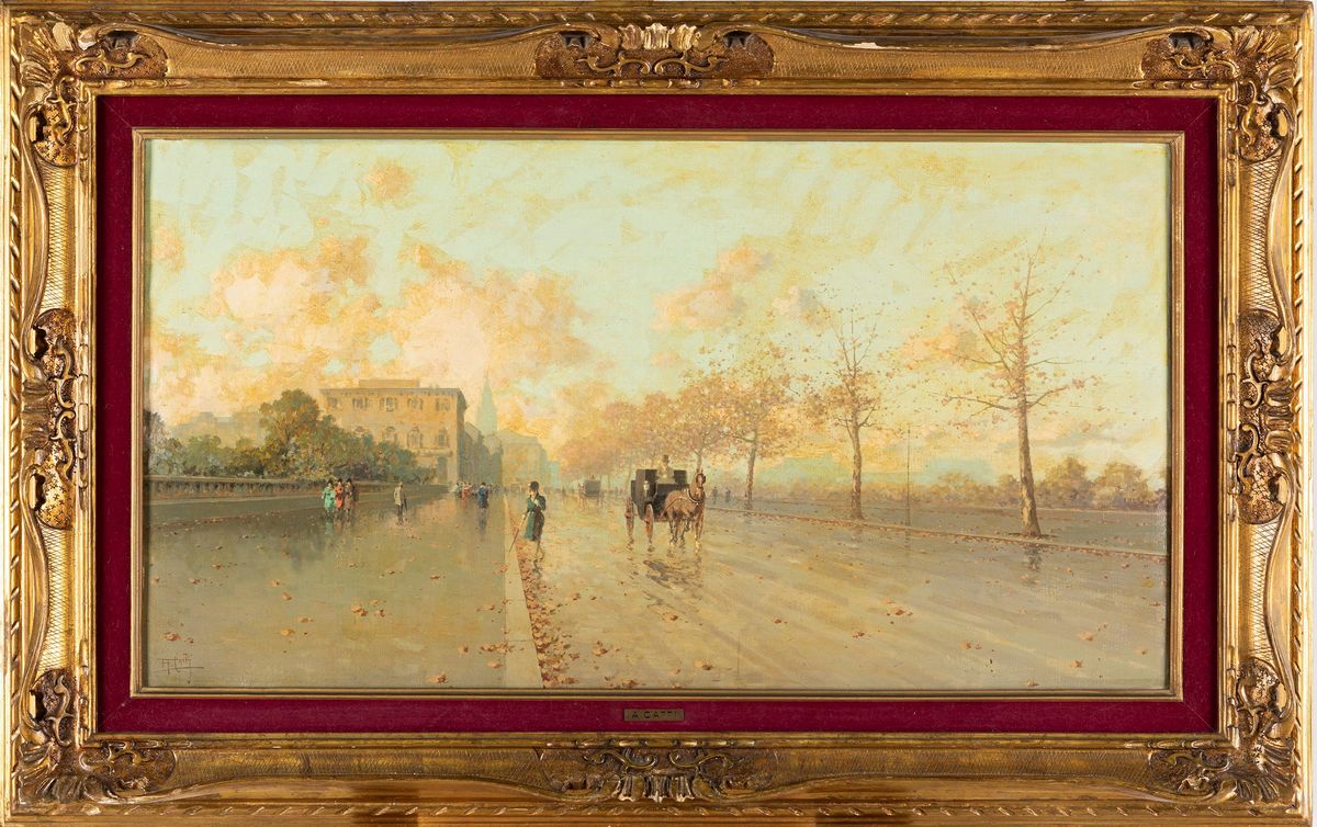 Aurelio Catti - Autunno nel Viale