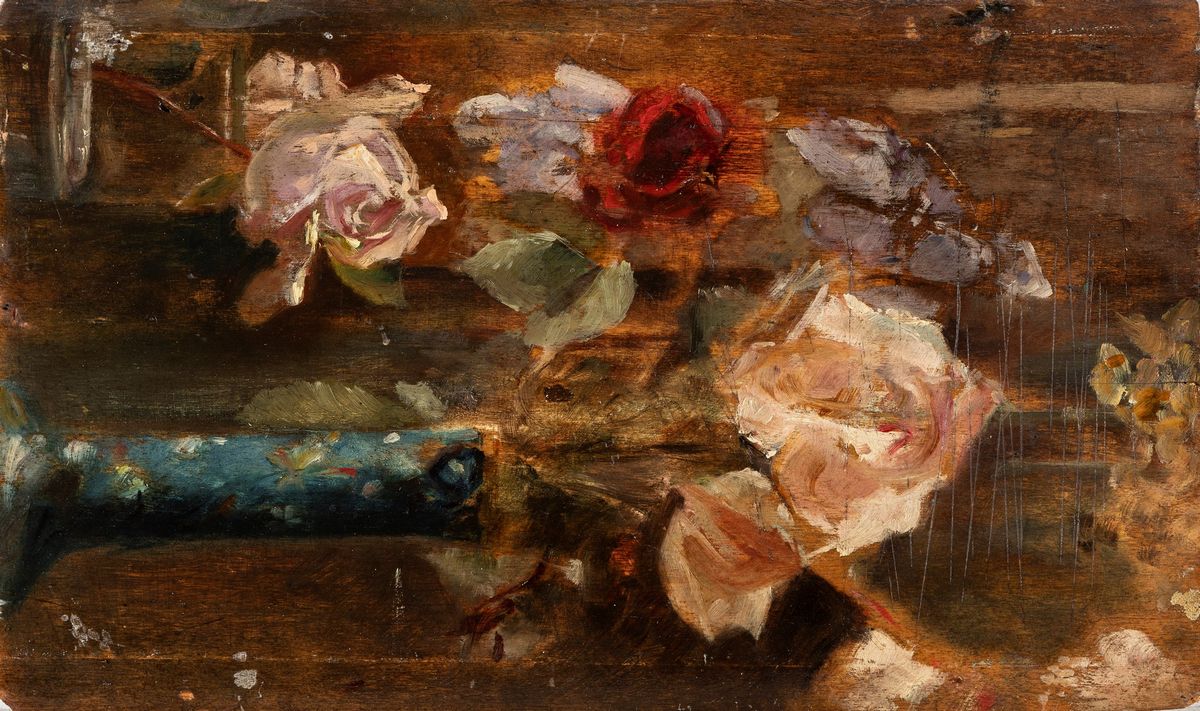 Odoardo Borrani - Casolare in Collina