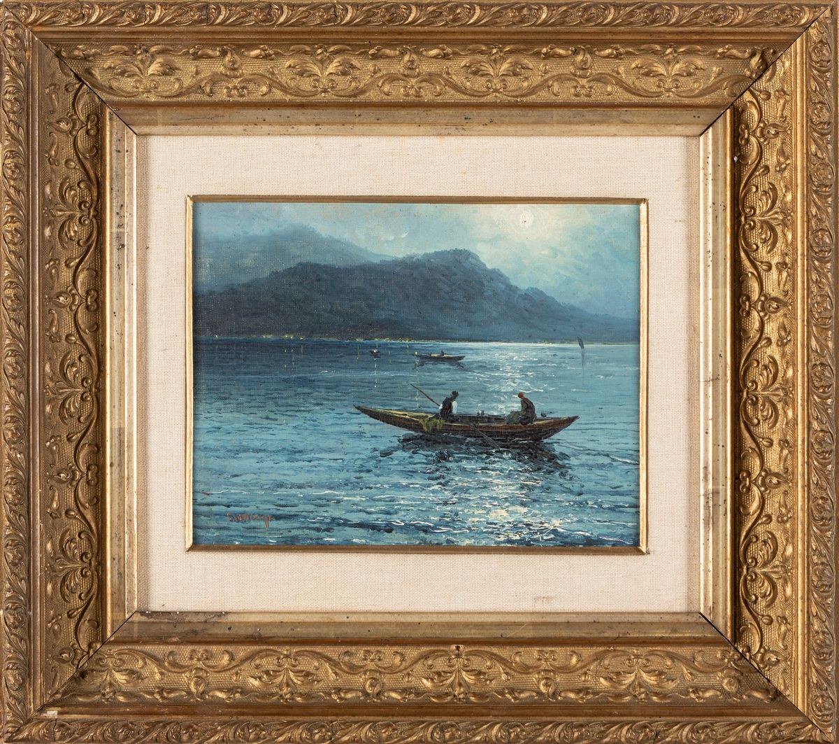 Giovanni Cavalleri - Pescatori al Chiaro di Luna