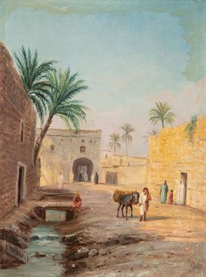 Huber Ernst - Life in Biskra