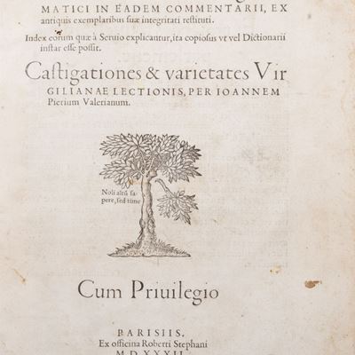 P. Virgilii Maronis Opera. Mauri Seruii Honorati Grammatici in Eadem Commentarii Ex Antiquis Iexe...