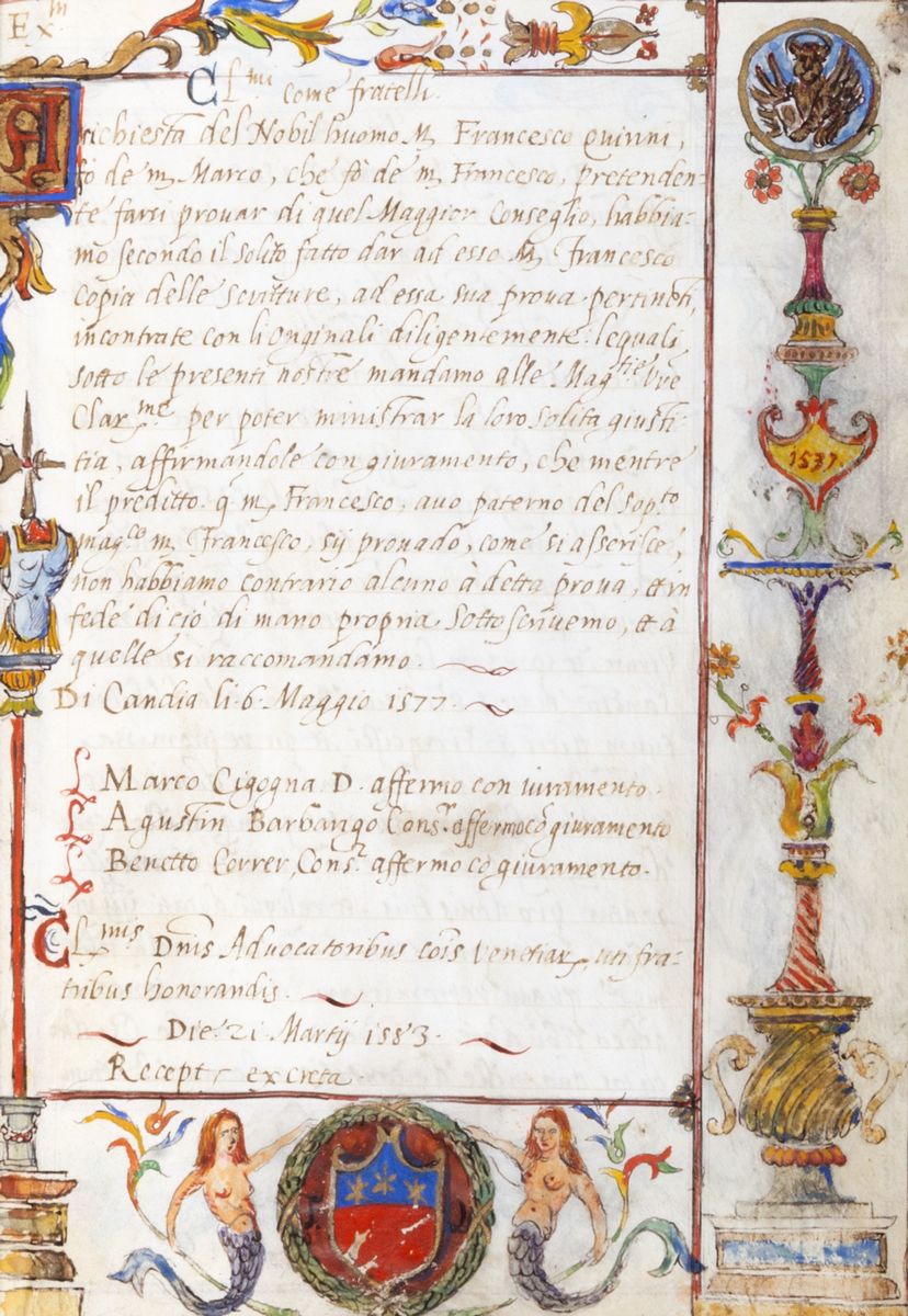 Francesco Querini - Commissione Dogale