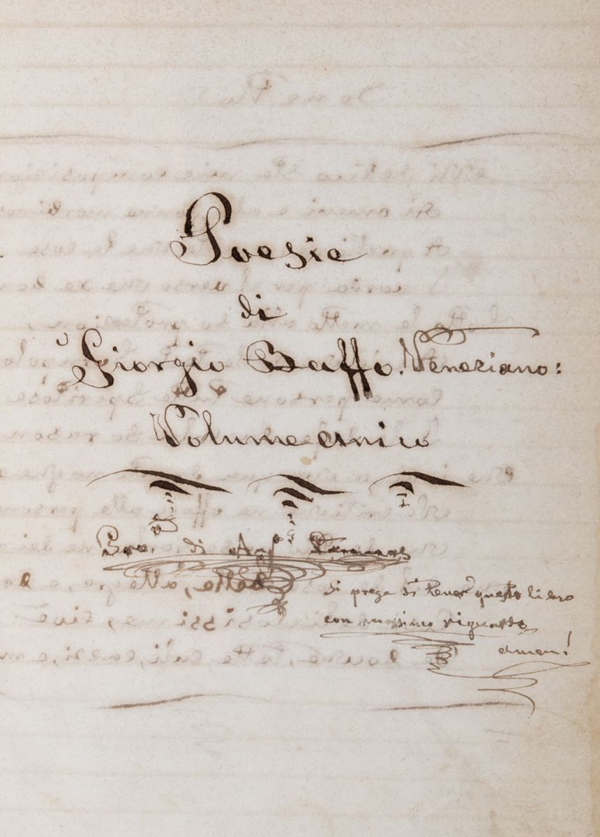 Poesie di Giorgio Baffo Veneziano: Volume Unico