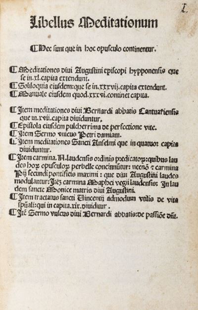 Meditationes - Soliloquia - Pseudo- Bernardus Claravallensis: Meditationes...