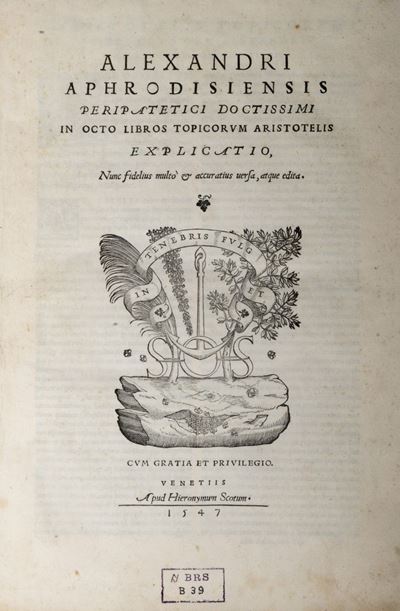 Iin Octo Libros Topicorum, Vel De Locis Fideque Argumentorum Aristotelis Commentatio Lucidissima,...