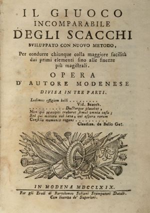 The incomparable game of chess