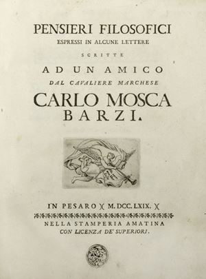 Filosofia -  Pensieri filosofici espressi in lettere