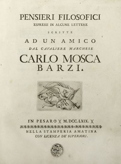 Pensieri Filosofici Espressi in Lettere