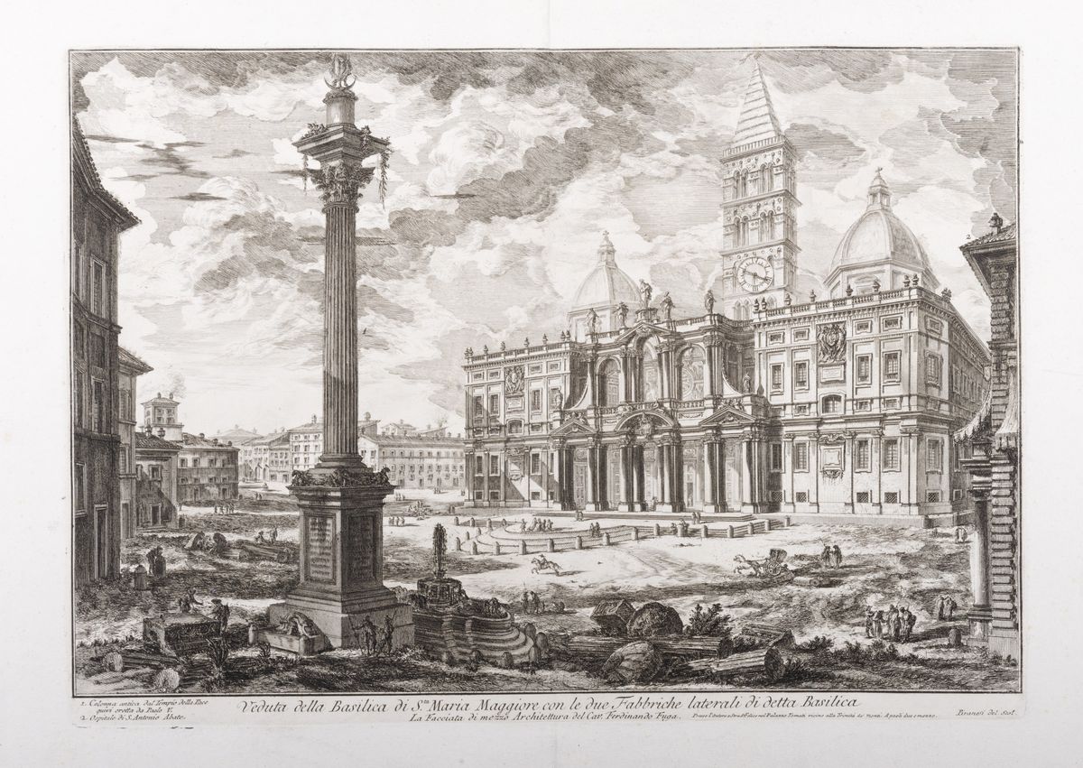 Roma - Incisioni - Piranesi, Giovanni Battista - View of the Basilica ...