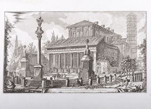 View of the Basilica of S. Lorenzo outside the walls