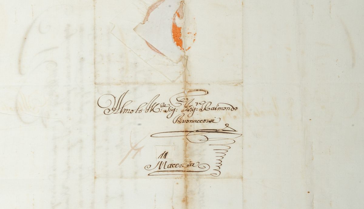 Cosimo III De' Medici - Lettera Sottoscritta