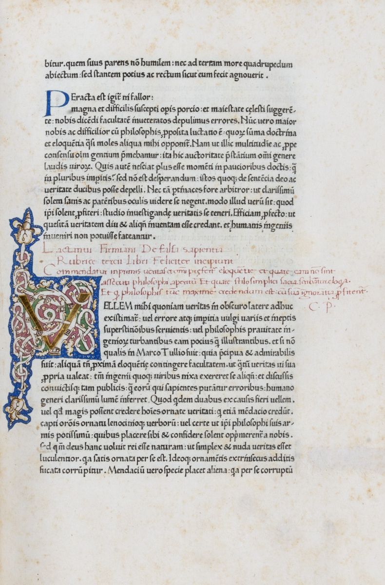 Lactantius, Lucius Coelius Firmianus - Opera