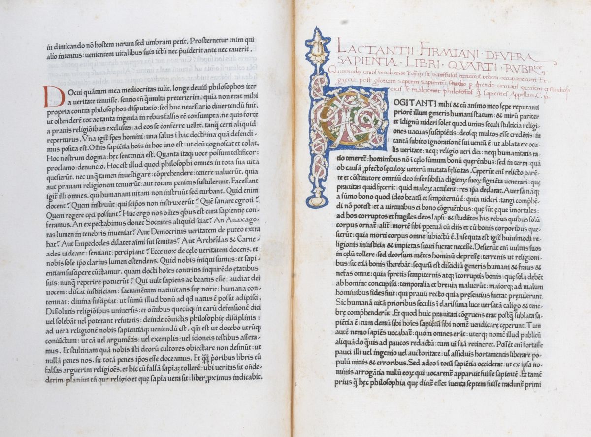 Lactantius, Lucius Coelius Firmianus - Opera