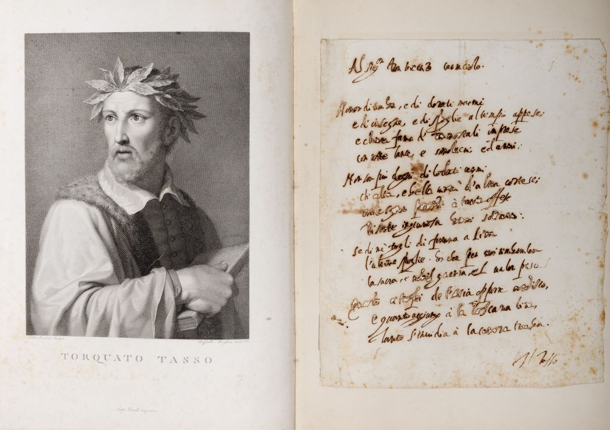 Torquato Tasso - Onor di Tomba e di Dorati Marmi