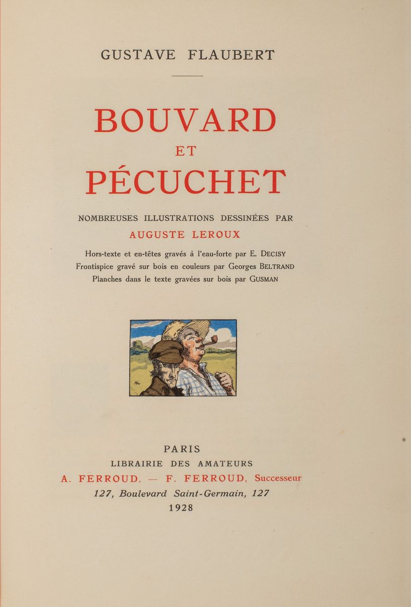 Flaubert, Gustave, Auguste Leroux - Bouvard Et Pécuchet