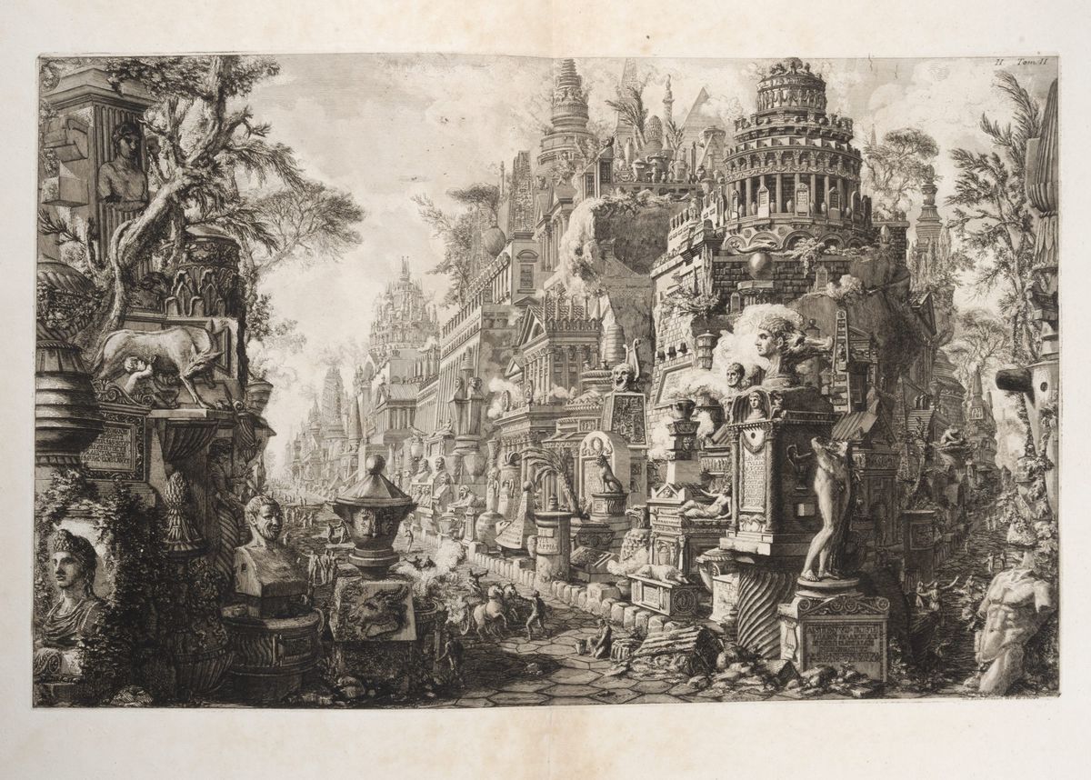Giovanni Battista Piranesi - Le Antichità Romane...divisa in Quattro Tomi - della Magnificenza Et...