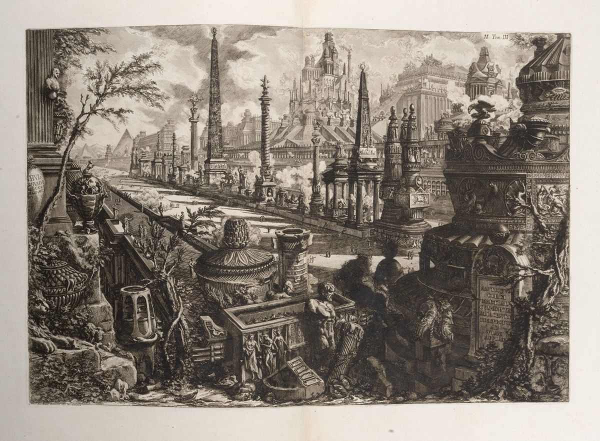 Giovanni Battista Piranesi - Le Antichità Romane...divisa in Quattro Tomi - della Magnificenza Et...