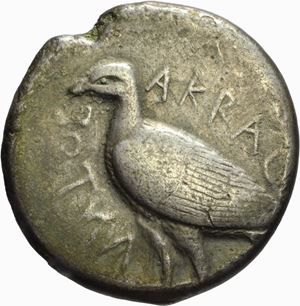 Sicilia  - AKRAGAS, TETRADRAMMA, Emissione: 465-450 a.C.