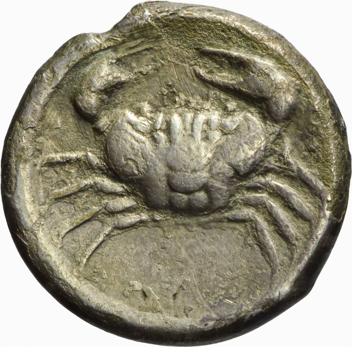 Sicilia - Tetradracma di Akragas, emissione 465-450 a.C.