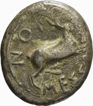 Sicilia  - MESSANA, TETRADRAMMA, Emissione: 445-439 a.C.
