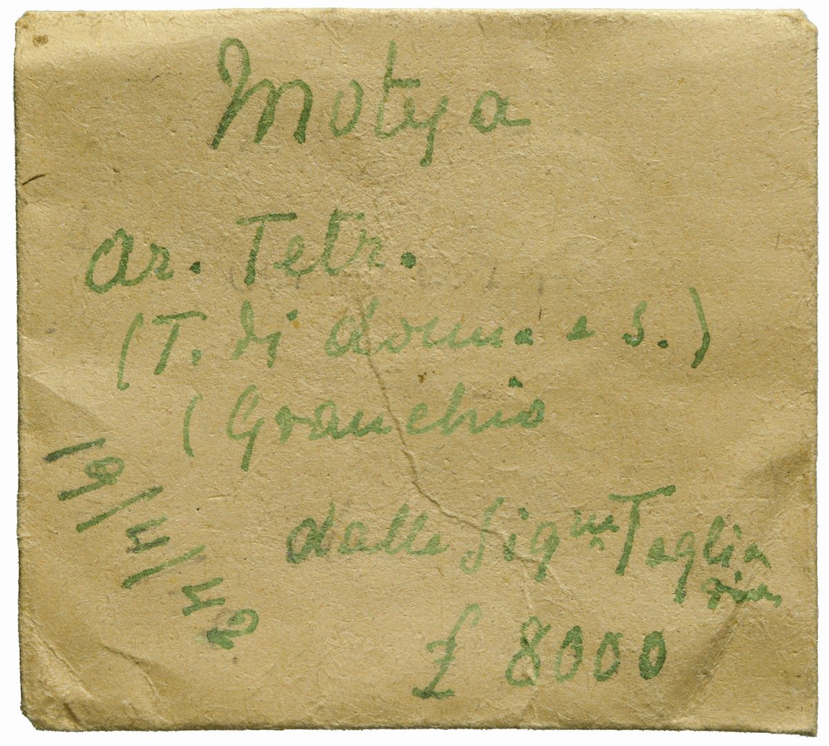 Sicilia - Tetradramma con testa di ninfa e delfini, emissione 400-397 a.C.