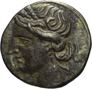 Zeugitana - CARTAGINE, SHEKEL 1/4, Emissione: 220-210 a.C.
